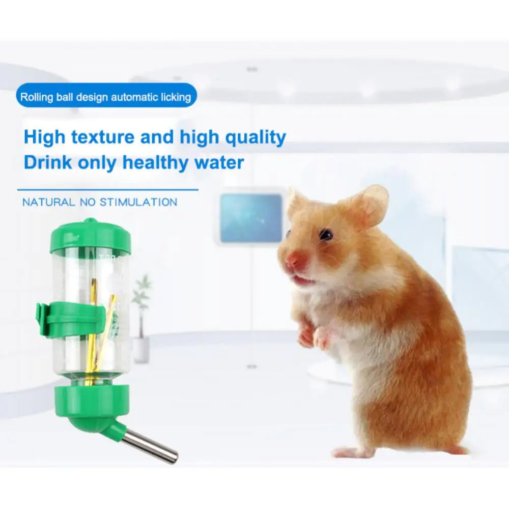 80/125ML Pet Water Bottle Rabbit Rat Hanging Water Dispenser Guinea Pig Drinking Bottles Small Pet Product Hamster Accessories