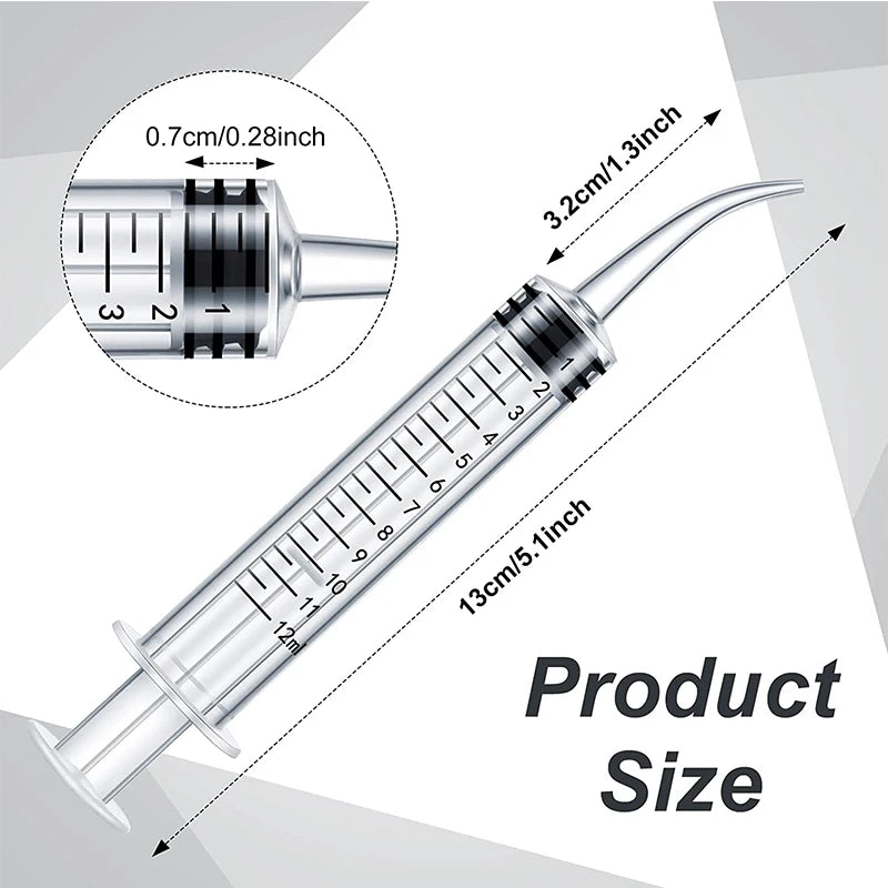 12ml Pet Feeding Syringes with Measurement for Small Dog Cats Puppy Kitten and Other Small Animal Liquid Syringe Feeder Supplies